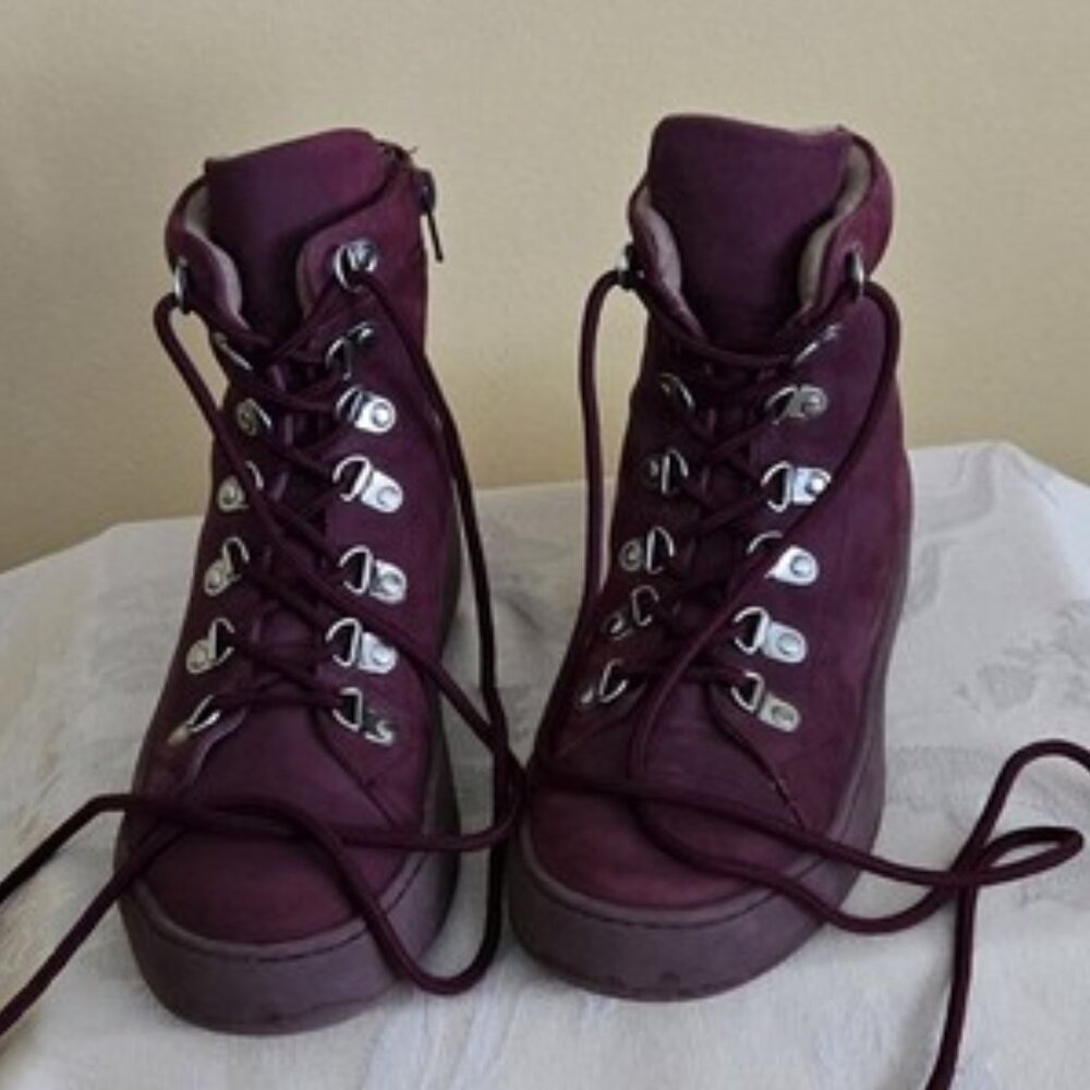 Women's Aerosoles Papyrus 6.5 Suede Ankle Boots Wine color
